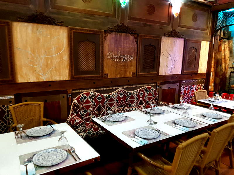 Arabesca Restaurant. Cocina Sirio-Libanesa