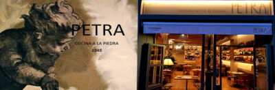 Restaurante Petra. Cocina a la Piedra