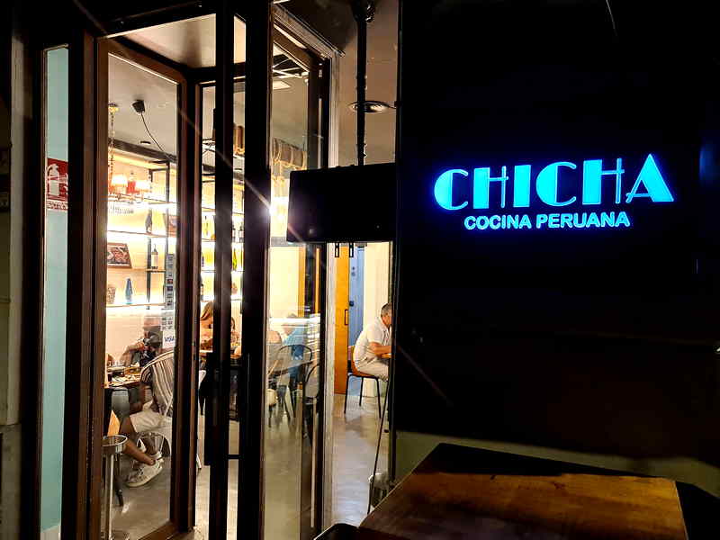 Chicha Cocina peruana. Detapasconchencho