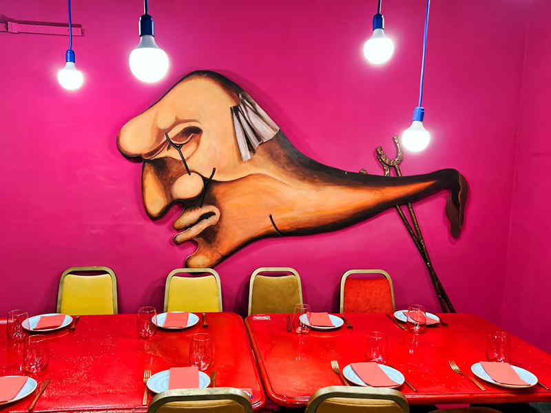 Restaurante Dalí Cinema. Detapasconchencho