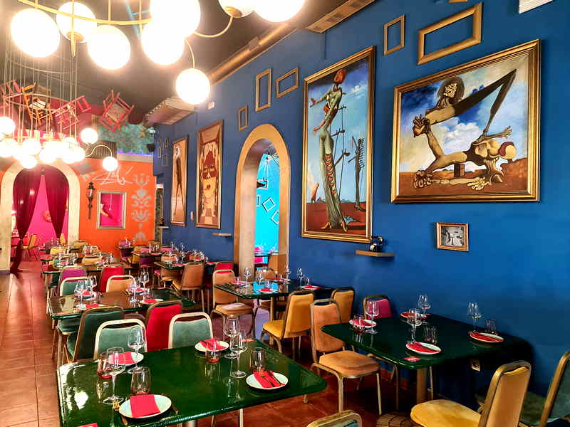 Restaurante Dalí Cinema. Detapasconchencho