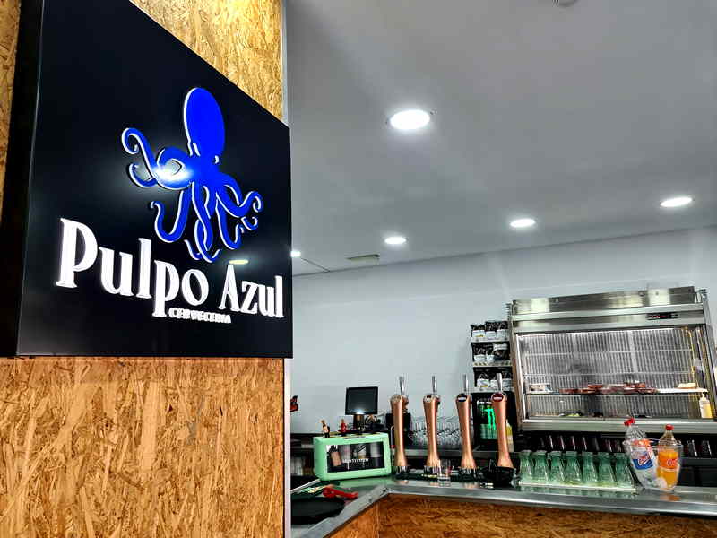 Pulpo Azul Cervecería. Detapasconchencho