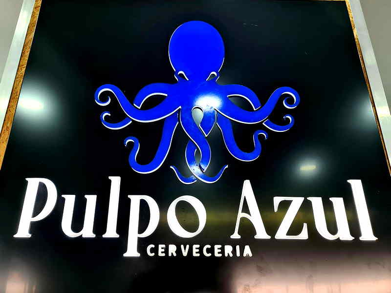 Pulpo Azul Cervecería. Detapasconchencho